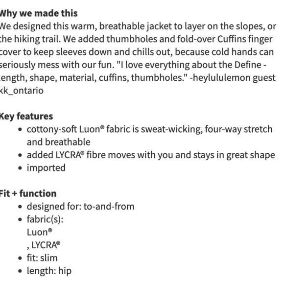 Lululemon Athletica Patterned Dark Blue Ski Jacket - Picture 5 of 11